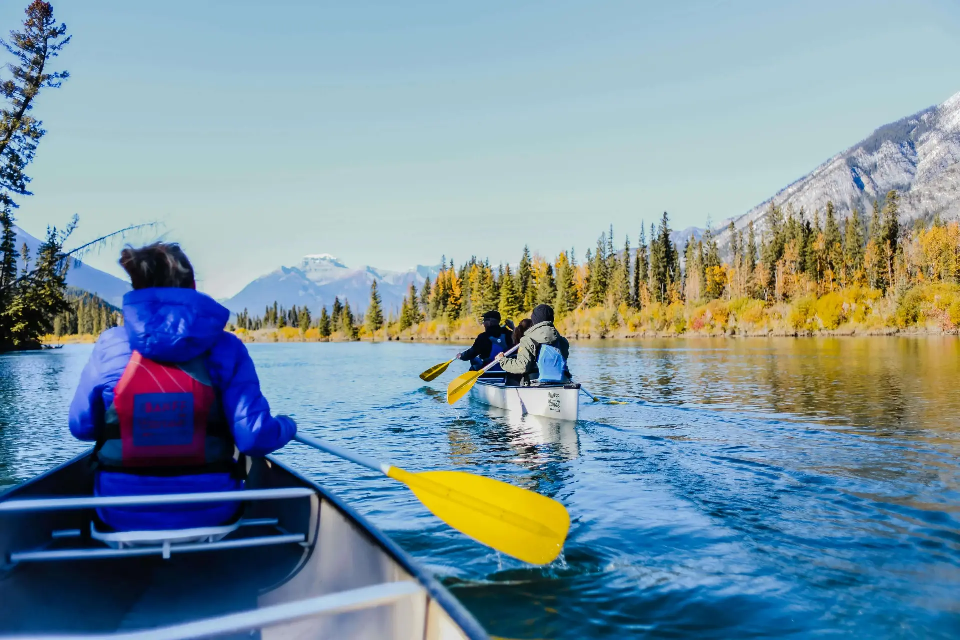 Community members canoeing at a NeuroConnect event